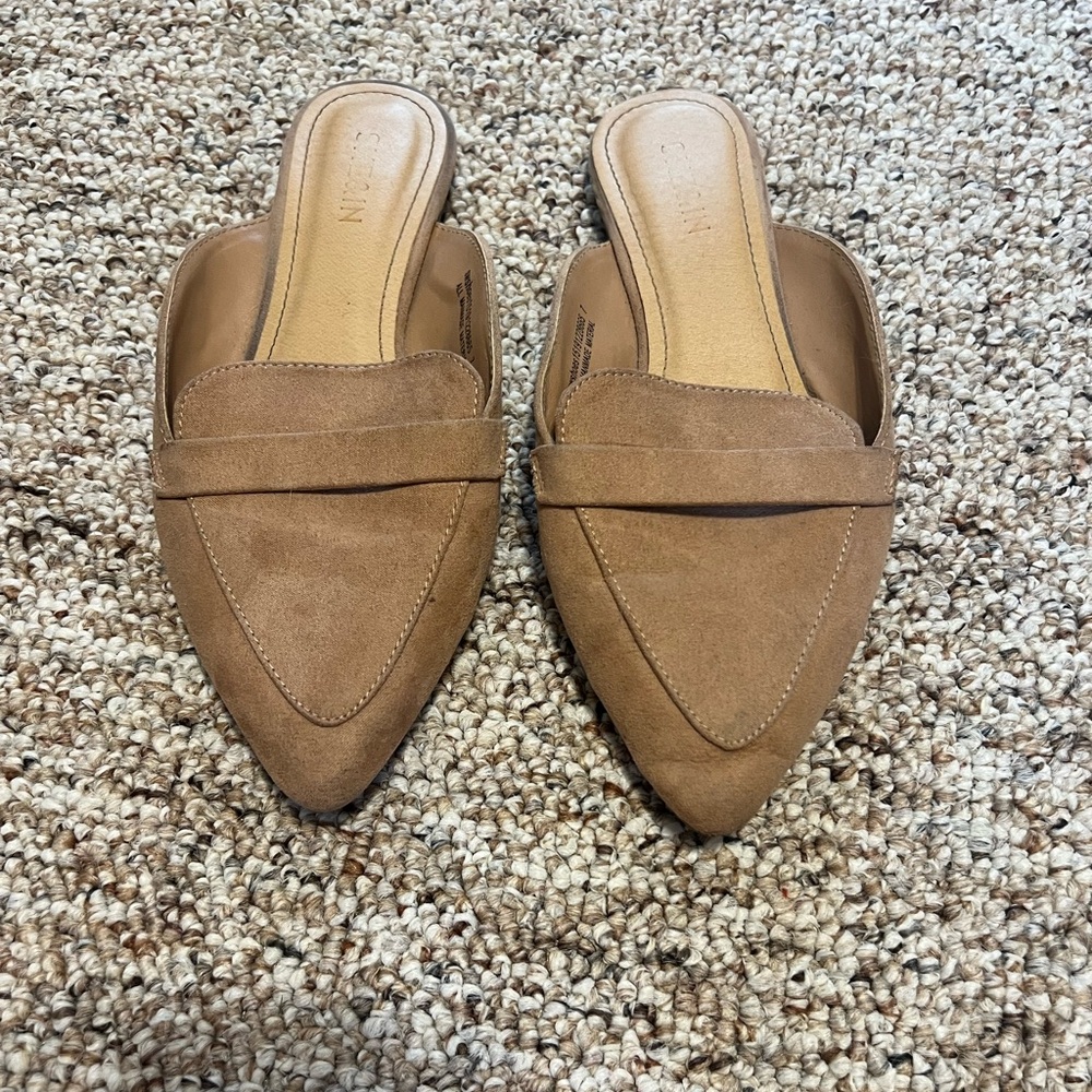 ✨SHEIN Tan Mule Slides✨